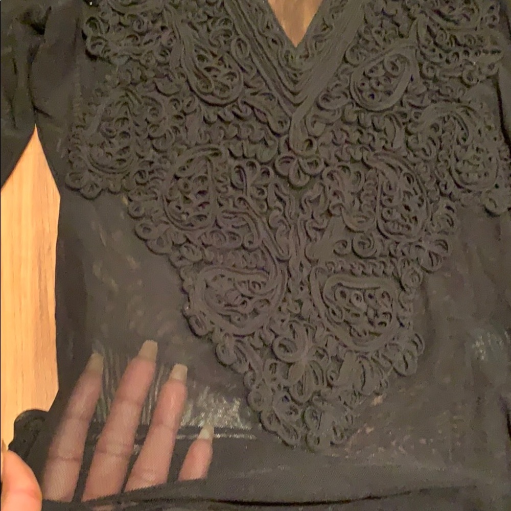 Black sheer bodysuit - Picture 3 of 3